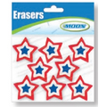 Red, White & Blue Star Eraser